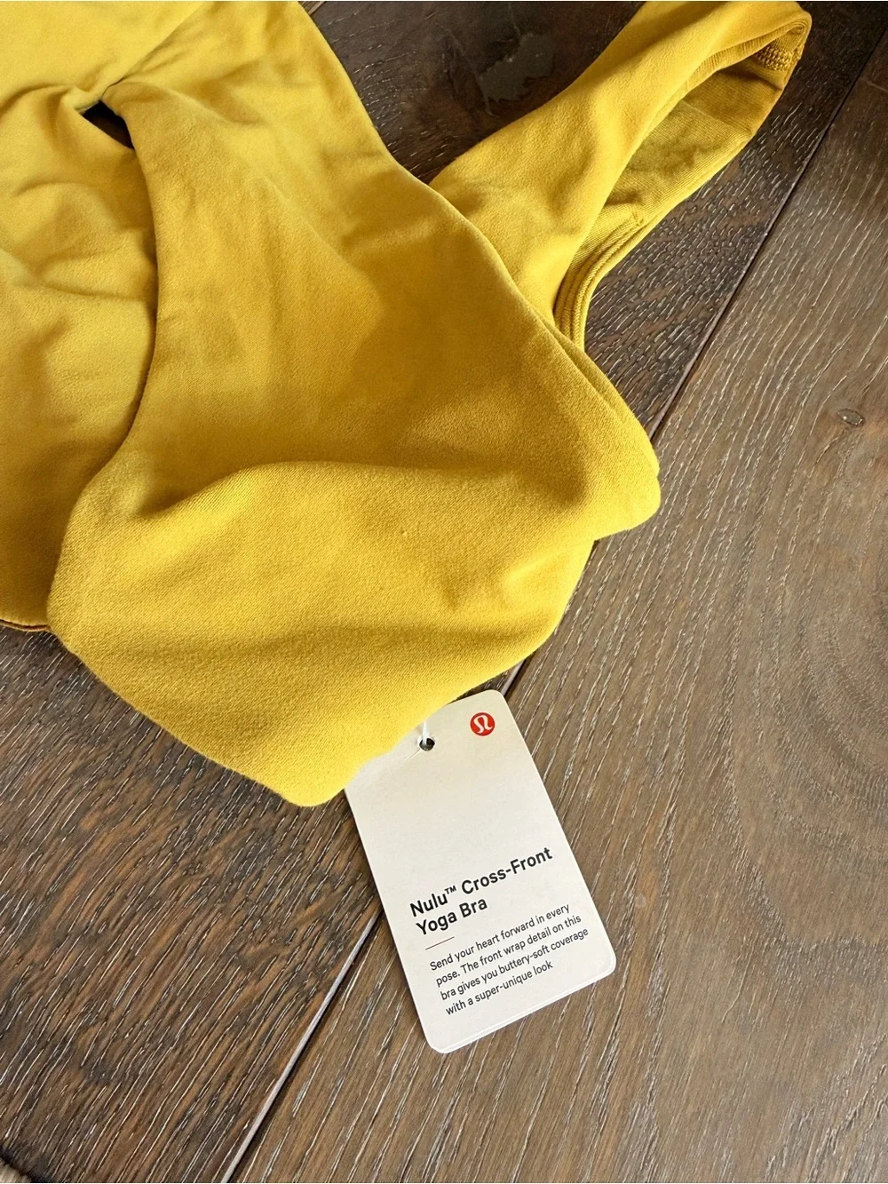 lululemon Nulu Cross-Front Yoga Bra in Auric Gold - Picture 7 of 10